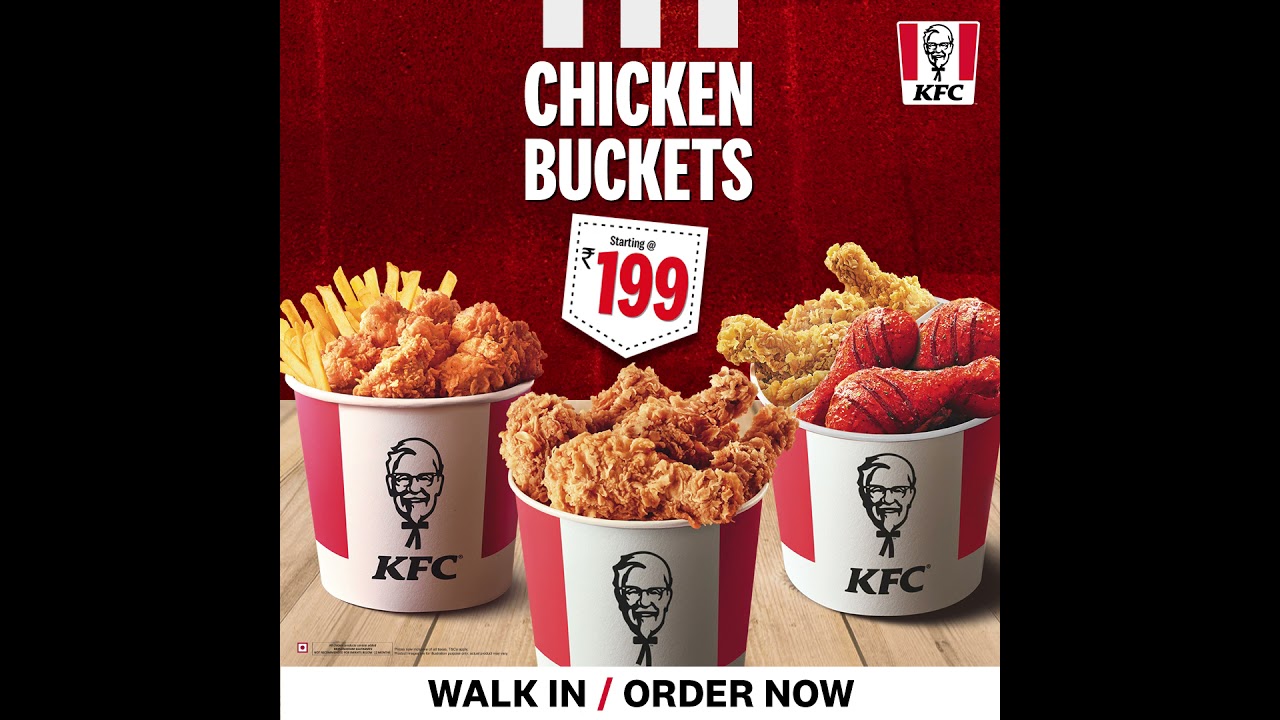 KFC Chicken Buckets for Rs.199