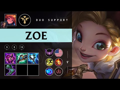 Zoe Support vs Bard - NA Master Patch 25.24