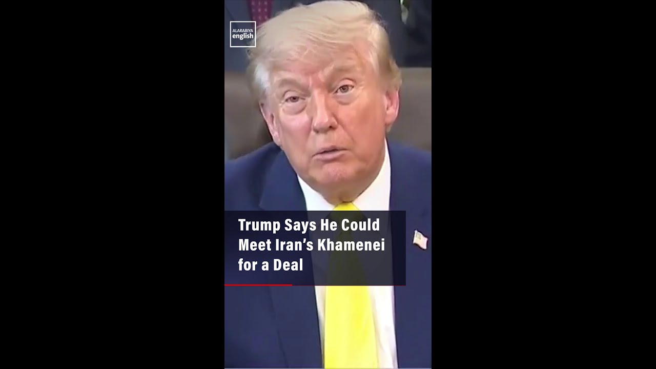 Video | Trump Says He Could Meet Iran’s Khamenei for a Deal