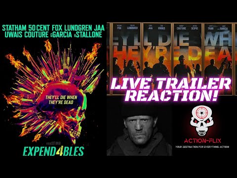 Expend4bles (2023) Official Trailer Reaction Live with John Jerva from ACTION-FLIX!