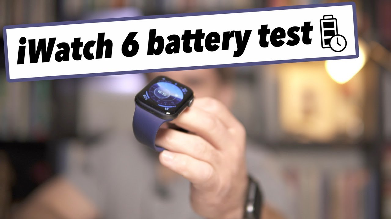 Apple Watch 6 - battery test vs Watch 4
