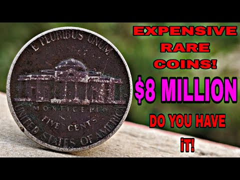 The Most Valuable Monticello Jefferson Nickels Top 10 Rare Coins Worth Millionaire Dollars in 2024!