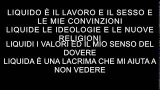 Brunori Sas  - Vita liquida  - TESTO