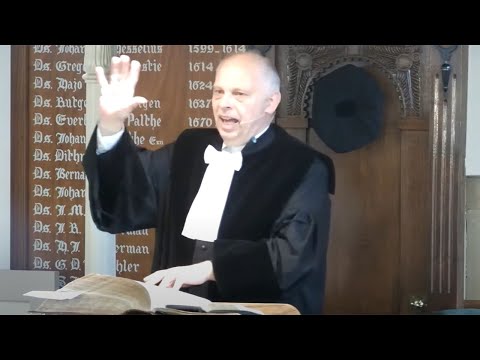 There used to be a minister who belonged to the Reformed Church and his name was: