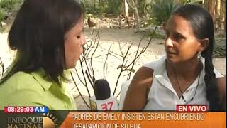Padres de Emely Peguero insisten encubren desaparición de su hija