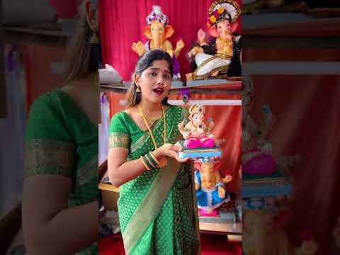 Chak chak sonyacha 🌺 #marathicreater #aartijalgaonkar #aj #ganpati #bappa