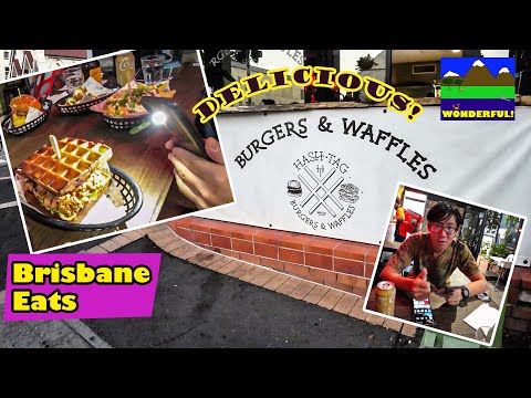 Brisbane Eats - Hashtag Burger and Waffles, YUM :-) !