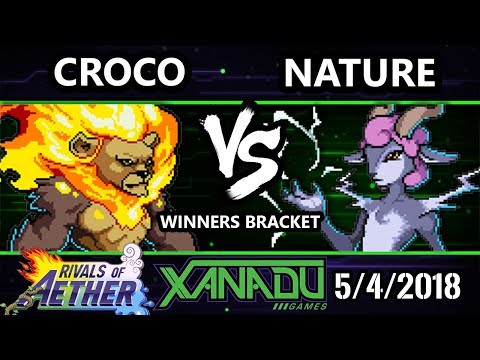 The Grind 25 RoA - Croco (Zetterburn) Vs. Nature (Sylvanos, Absa) - Rivals of Aether Winners Bracket