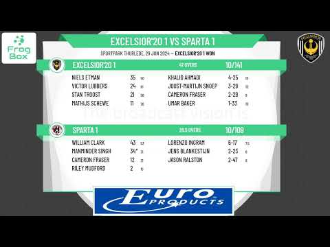 Excelsior'20 1 v Sparta 1