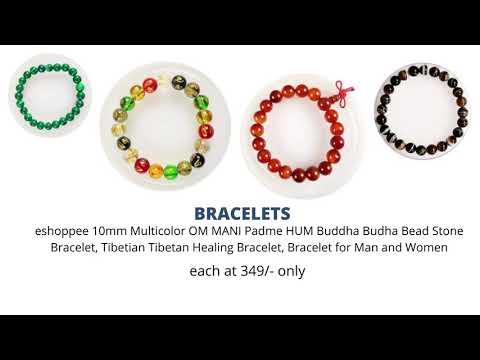 eshoppee Bracelet stone natural semiprecious stone bracelet for women and men