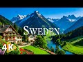 FLYING OVER SWEDEN (4K UHD) - CALMING MUSIC ALONG WITH BEAUT ..