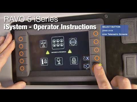 RAVO 5 iSeries - iSystem - Instruction video for Operators #2
