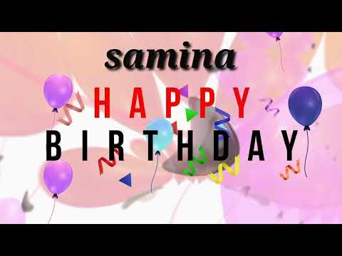 Samina Happy Birthday - Happy Birthday Samina