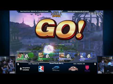 Smash Arena   WiiU #21   2v2 Grand Finals   Burst & KinkyOats vs Frupcakes & Cozy