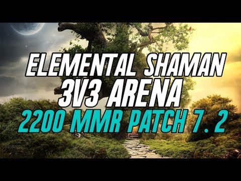 Elemental Shaman 3v3 PvP 7.2.5 - Pushing 2200+ - Road to Gladiator #2
