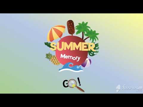Summer Memory Interactive Powerpoint Game, Digital Download, Vacation Vocabulary Activity