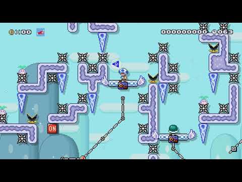 Super Mario Maker 2 - PHD's Kaizos: Ice Platforms