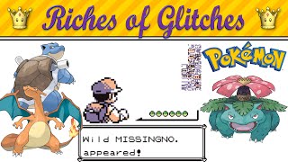 Riches of Glitches in Pokémon Red & Blue (Glitch Compilation)