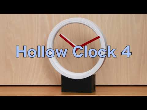 Hollow Clock 4 : magnetic hour hand control
