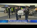 Casket Of Sgt. La David T. Johnson Arrives At Miami International Airport