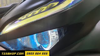 Vario 125 2022 Độ Bi Cầu 70W theo ý thích của vợ, anh chồng cực kỳ dễ thương và tâm lý