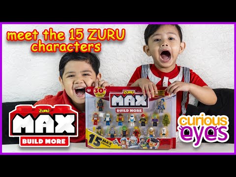 Who is the best Zuru Max Build More character? Join the Curious Eyes as they meet each one!