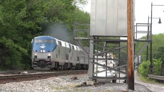 preview picture of video 'Amtrak Capitol Limited @ Point of Rocks'