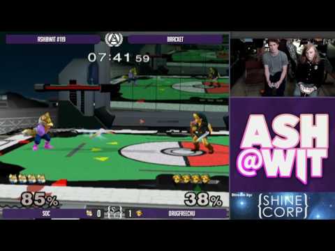 SOC (Fox) vs Drugfreechu (Young Link) - ASH@WIT #119 Melee Bracket