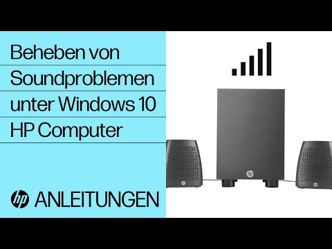 Beheben von Soundproblemen unter Windows 10 | HP Computer | HP Support