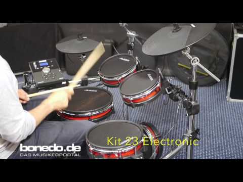 Alesis Crimson E-Drum Kit Sound Demo (no talking)