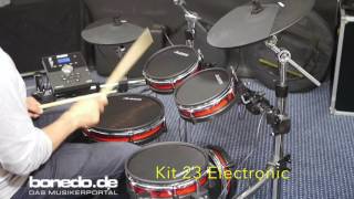 Alesis Crimson E-Drum Kit Sound Demo (no talking)