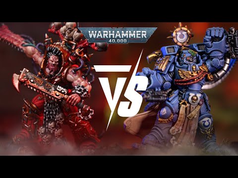World Eaters Vs Ultramarines: 2000pts Warhammer 40K Battle Report