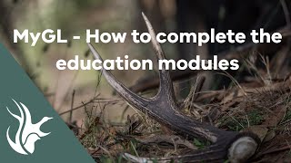MyGL -  How to complete the education modules