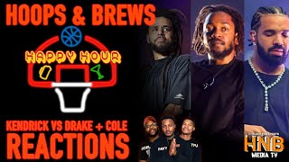 Kendrick vs Drake and J Cole Beef Reactions | Happy Hour (Clips)