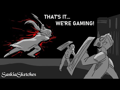 "THAT'S IT, WE'RE GAMING!" | Ranboo's death | DreamSMP Animatic | SaskiaSketches
