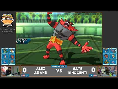 Alex Arand vs. Nate Innocenti | #PlayPokemon 2019 St. Louis Regional Championships Round 7 Match B
