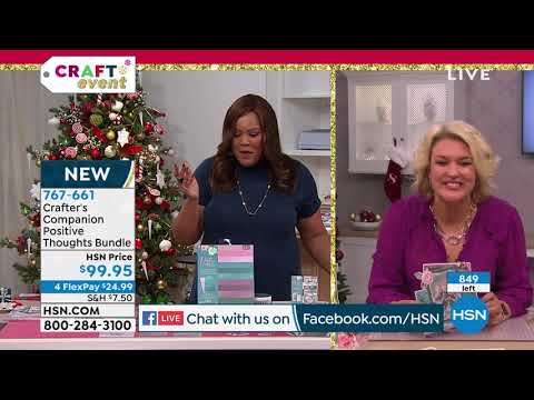 Crafter's Companion Positive Thoughts Bundle