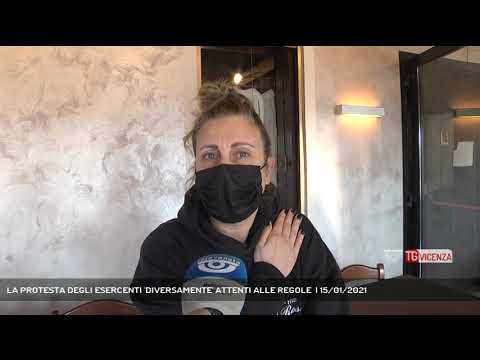 LA PROTESTA DEGLI ESERCENTI 'DIVERSAMENTE' ATTENTI ALLE REGOLE  | 15/01/2021