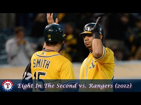 Oakland A's Offensive Outbursts Episode 15 - Eight In The Second vs. Rangers (2012)