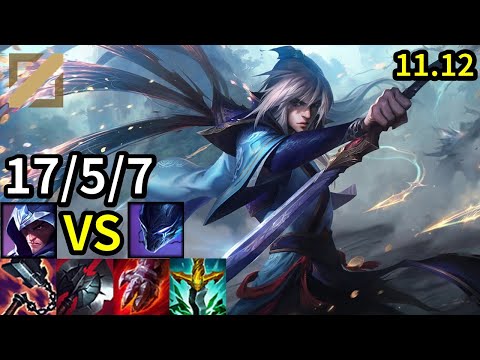 Talon Mid vs Nocturne - KR Grandmaster | Patch 11.12