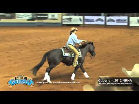 Jerolomas Enterprise ridden by Sarah Johnson - 2012 NRHA Futurity (First Go NP)