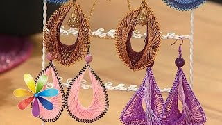 Handmade: сережки в технике ганутель - Видео онлайн