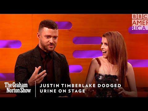 Justin Timberlake Dodged Urine on Stage | The Graham Norton Show | Friday @ 11pm | BBC America
