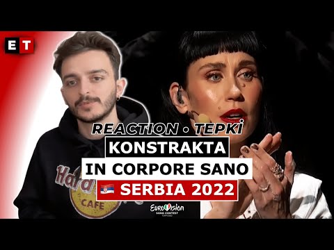 REACTION • Konstrakta - In Corpore Sano (Eurovision 2022 🇷🇸 Serbia)