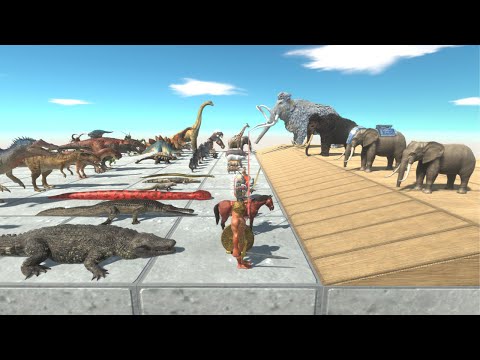Elephant Team Challenge vs Every Faction - Animal Revolt Battle Simulator