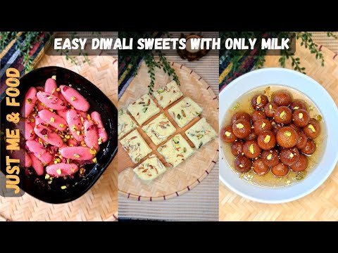 Easy Diwali Sweets with Just Milk | Festive Recipes in Minutes! 🪔✨