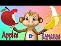 M Is For Monkey Banana Dance Apples And Bananas Song Baby Monkey Song Animal Songs Lyrics