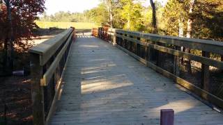 preview picture of video 'New Neuse River Greenway Trail Bridge'