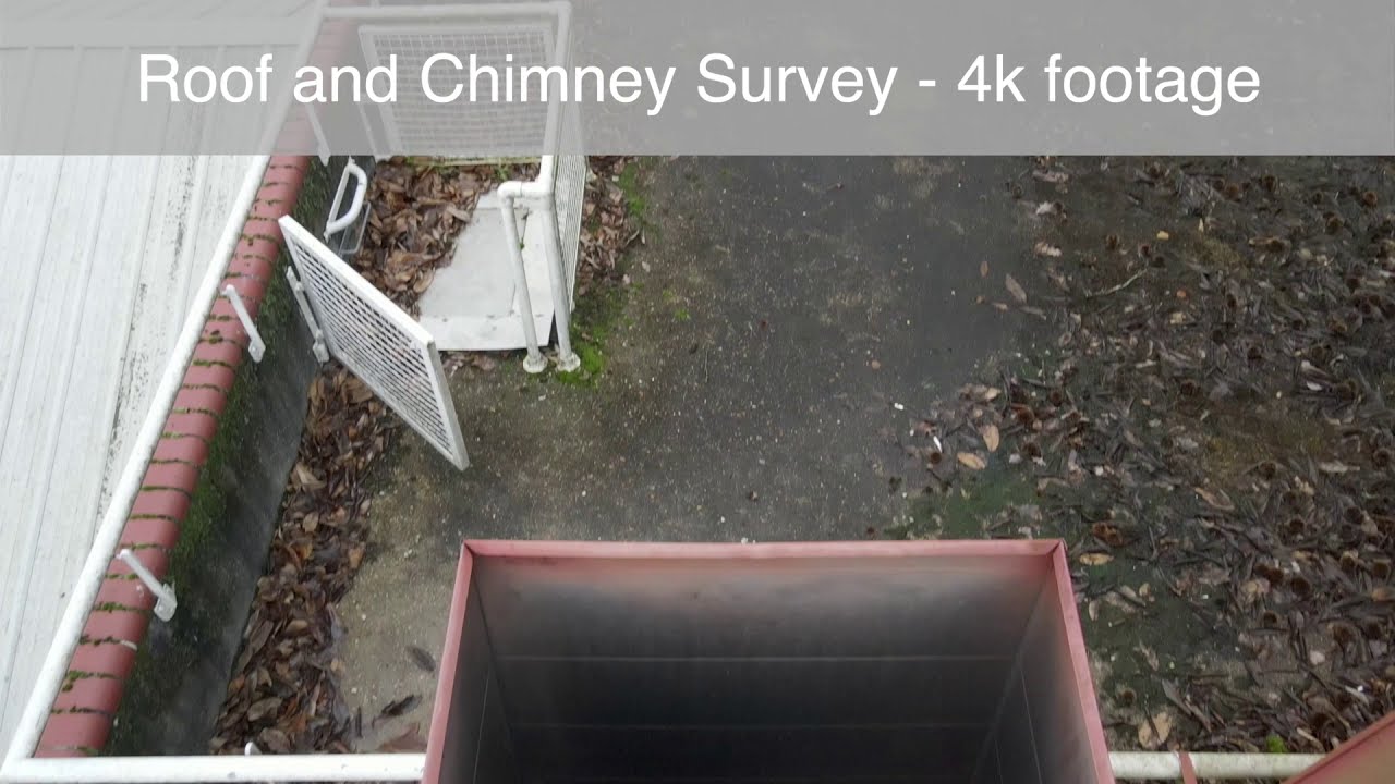 Chimney and roof survey drone film by Burton Media