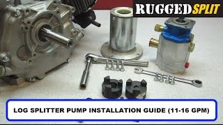 How to Install RuggedMade Log Splitter Pump 11GPM-16GPM